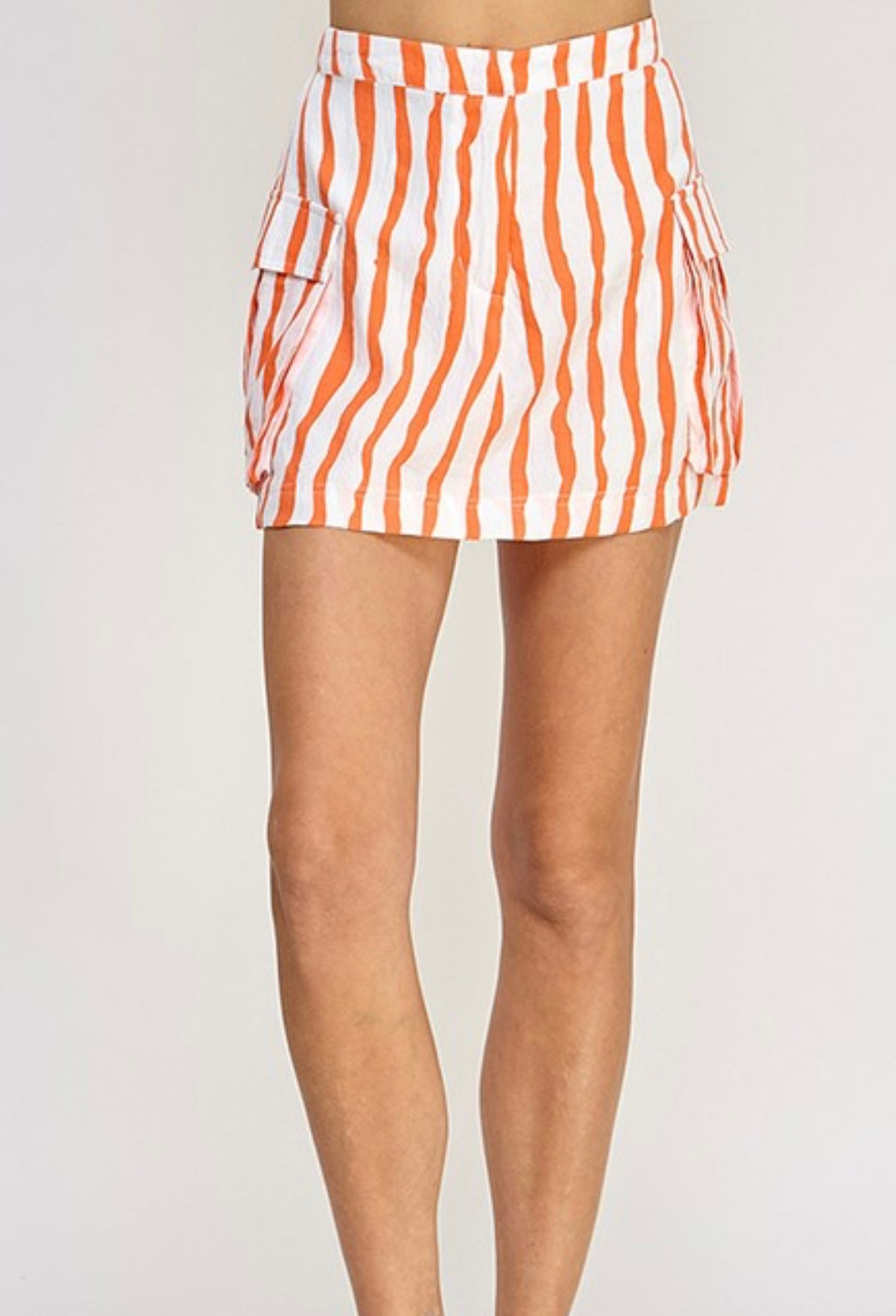 TAILGATE MINI SKORT IN ORANGE